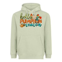 Matcha hello pumpkin season Heavyweight Hoodie - BundleAndBundleShop