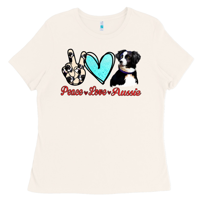 Peace Love Aussie Ladies Tee by Jasminsmagicworld | Teevron
