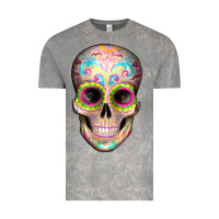 Cloud Rock Mexican Skull Vintage Tee - Artiststas