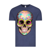 Vintage Denim Mexican Skull Vintage Tee - Artiststas