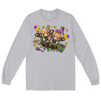 Moon Dust Mardi Gras heifers Long Sleeve Tee - NancyCooperArtShop