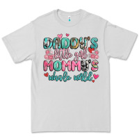 Daddy's Little Girl Mommy's Whole World Premium Tee | Teevron