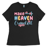 Black make heaven crowded Ladies Tee - MaliasSmallBusiness