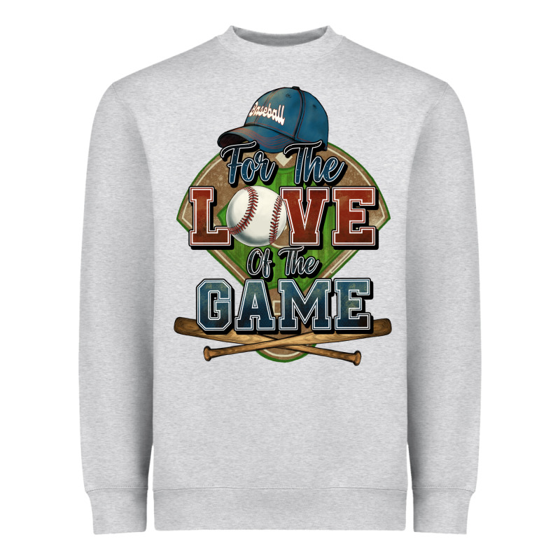 For The Love Of The Game Baseball Heavyweight Sweatshirt by HowdyJamesFarm | Teevron
