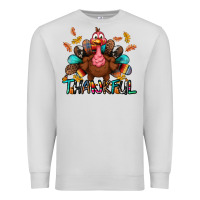 Dove Grey Thankful Premium Sweatshirt - BundleAndBundleShop
