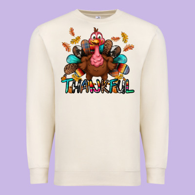 Thankful Premium Sweatshirt Designed By Bundleandbundleshop