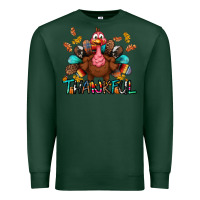 Sports Green Thankful Premium Sweatshirt - BundleAndBundleShop