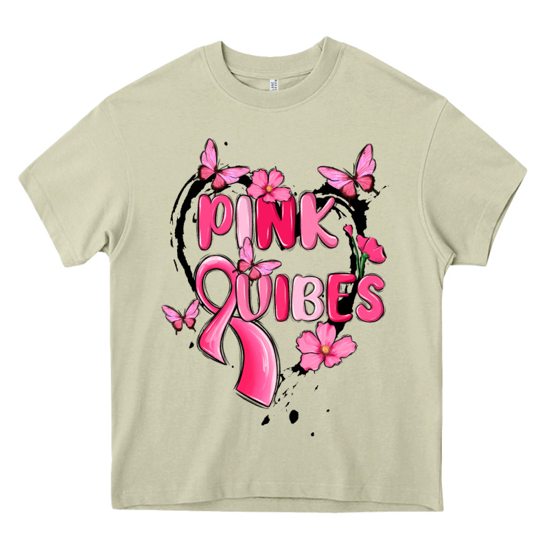 Pink Vibes Heavy Core Tee by MaliasSmallBusiness | Teevron