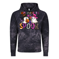 Cloud Black too cute to spook Vintage Hoodie - BarkalooDesign