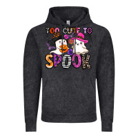 Vintage Black too cute to spook Vintage Hoodie - BarkalooDesign