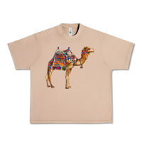 Burro camel with colorful saddle Urban Heavy Tee - BarkalooDesign