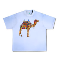 Grape Ice camel with colorful saddle Urban Heavy Tee - BarkalooDesign