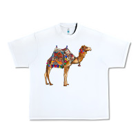 White camel with colorful saddle Urban Heavy Tee - BarkalooDesign