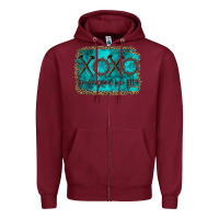 Burgundy The original love letter Easter Jesus Zipper Hoodie - OliviaCreatesArt
