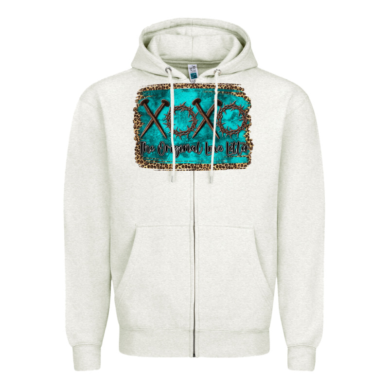 The Original Love Letter Easter Jesus Zipper Hoodie by OliviaCreatesArt | Teevron