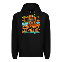 Black Thankful Thanksgiving Coffee Mug Premium Hoodie - FaDigitalArtStudio