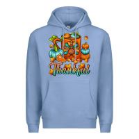 Colony Blue Thankful Thanksgiving Coffee Mug Premium Hoodie - FaDigitalArtStudio