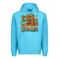 Ocean Blue Thankful Thanksgiving Coffee Mug Premium Hoodie - FaDigitalArtStudio