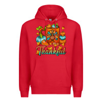 Red Thankful Thanksgiving Coffee Mug Premium Hoodie - FaDigitalArtStudio