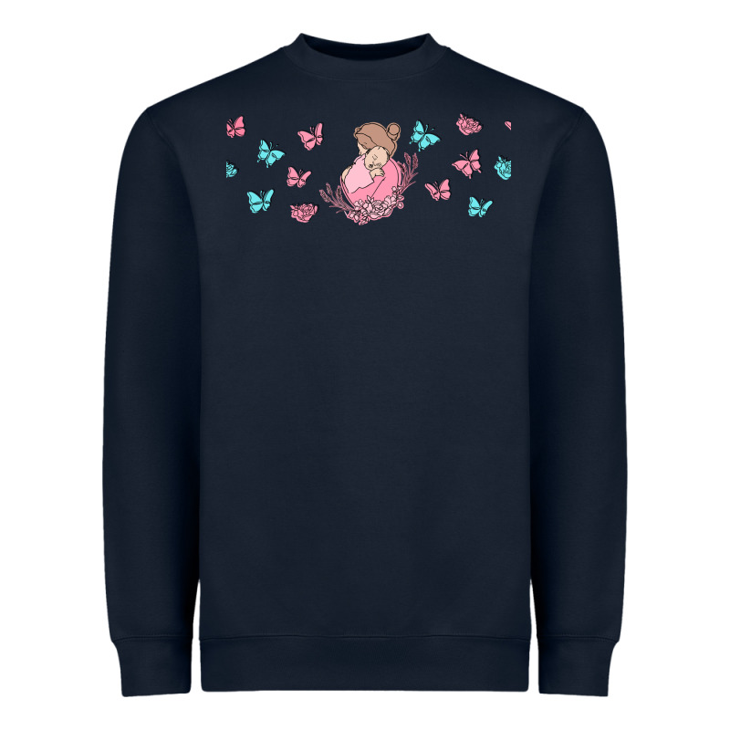 Butterflies And Mom Heavyweight Sweatshirt by TumblerDesignByShophia | Teevron