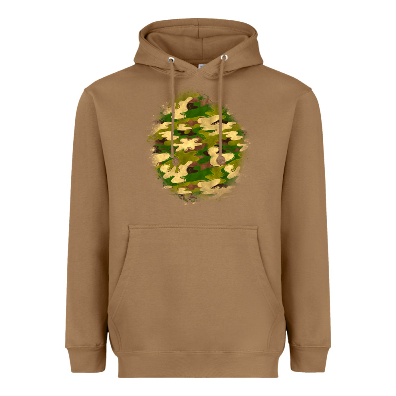 Camouflage Patch Heavyweight Hoodie by BundleAndBundleShop | Teevron
