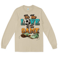 Mushroom For the love of the game Soccer Long Sleeve Tee - NancyCooperArtShop