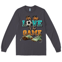 Smoke For the love of the game Soccer Long Sleeve Tee - NancyCooperArtShop