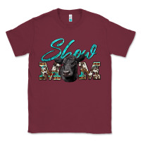 Burgundy show mom aztec cowhide black angus Classic Tee - Artiststas