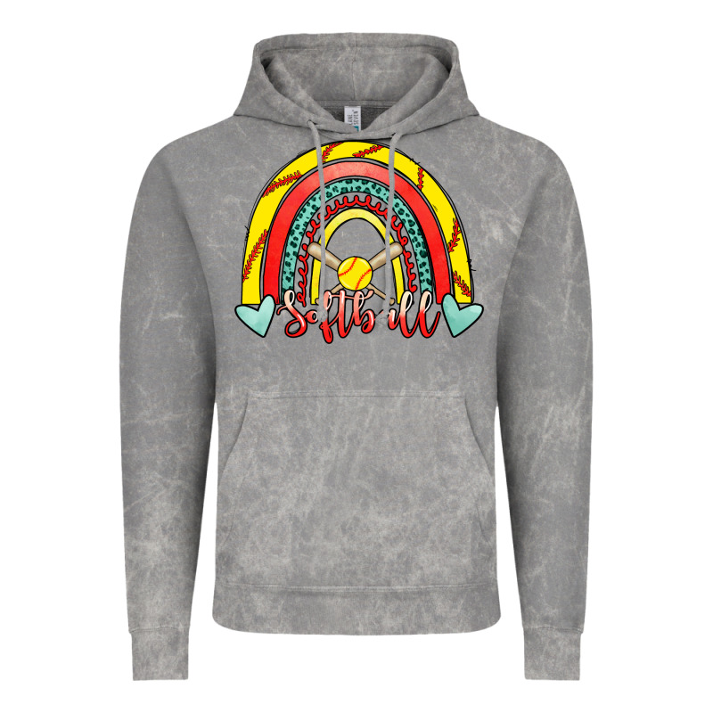 Softball Rainbow Vintage Hoodie by RanaPortraitStore | Teevron