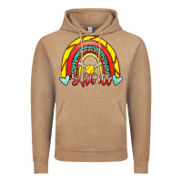 Vintage Coffee Softball Rainbow Vintage Hoodie - RanaPortraitStore