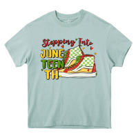 Arona stepping into juneteenth Heavy Core Tee - MaliasSmallBusiness