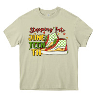Mossy stepping into juneteenth Heavy Core Tee - MaliasSmallBusiness