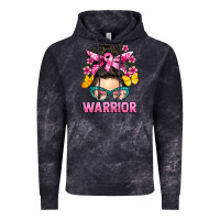 Cloud Black cancer warrior messy bun Vintage Hoodie - BarkalooDesign