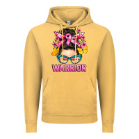 Vintage Mustard cancer warrior messy bun Vintage Hoodie - BarkalooDesign