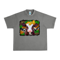 Tornado st patricks baby cow with leopard background Urban Heavy Tee - Jasminsmagicworld