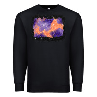 Black halloween spider web background Premium Sweatshirt - BundleAndBundleShop