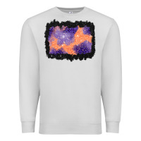 Dove Grey halloween spider web background Premium Sweatshirt - BundleAndBundleShop