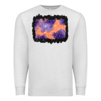 Oatmeal Heather halloween spider web background Premium Sweatshirt - BundleAndBundleShop