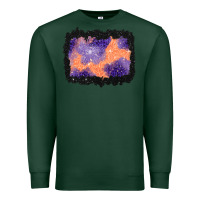 Sports Green halloween spider web background Premium Sweatshirt - BundleAndBundleShop