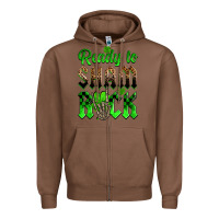 Chestnut St. Patricks' Day ready to sham rock Zipper Hoodie - OliviaCreatesArt