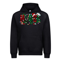 Black nurse christmas Urban Hoodie - RacoonDesign