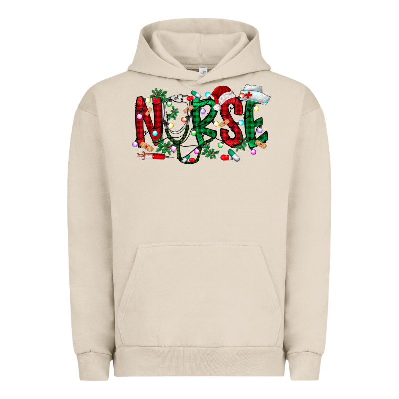 Nurse Christmas Urban Hoodie by RacoonDesign | Teevron