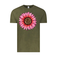 Vintage Olive valentines day sunflower Vintage Tee - RanaPortraitStore
