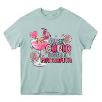 Arona even cupid needs a margarita Heavy Core Tee - MaliasSmallBusiness