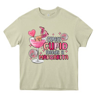 Mossy even cupid needs a margarita Heavy Core Tee - MaliasSmallBusiness