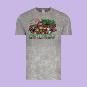 Merry Christmas Vintage Tee Designed By Sublimationcraftshop
