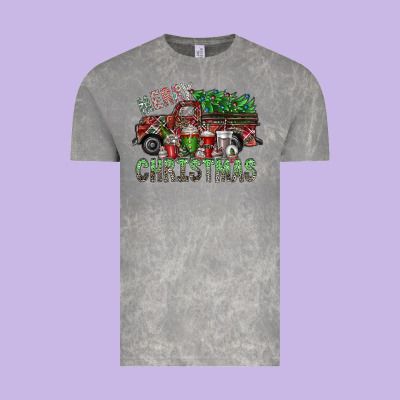 Merry Christmas Vintage Tee Designed By Sublimationcraftshop