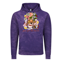 Cloud Purple just a girl who loves tea gnome Vintage Hoodie - BarkalooDesign