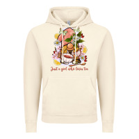 Vintage Artic just a girl who loves tea gnome Vintage Hoodie - BarkalooDesign