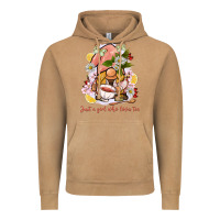 Vintage Camel just a girl who loves tea gnome Vintage Hoodie - BarkalooDesign